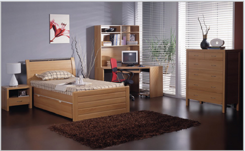 4 piece student bedroom suites desk - online furniture & bedding store