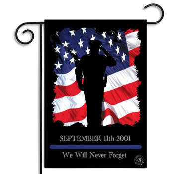 Sept. 11th We Will Never Forget Garden Flag Sept. 11th We Will Never Forget Garden Flag