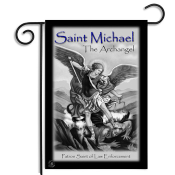 St. Michael Patron Saint of law Enforcement Garden Flag St. Michael Patron Saint of law Enforcement Garden Flag