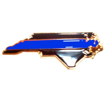 NC Shaped Thin Blue Line Pin NC Shaped Thin Blue Line Pin