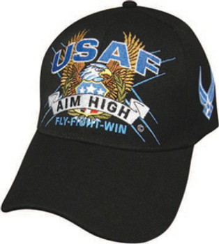 Air Force Military Official Hat Great Logo SLOGAN Air Force Military Official Hat Great Logo SLOGAN