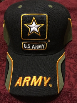 U.S. ARMY Military Hat Official ARMY LETTERS, Black cap U.S. ARMY Military Hat Official ARMY LETTERS, Black cap
