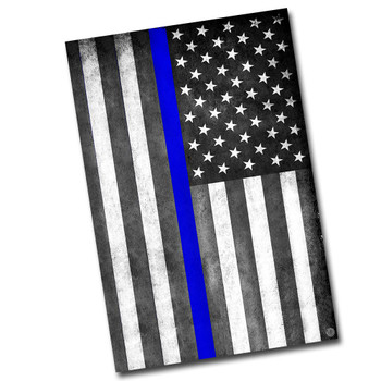 Thin Blue Line 8" x 12" Decorative Aluminum Sign Thin Blue Line 8" x 12" Decorative Aluminum Sign