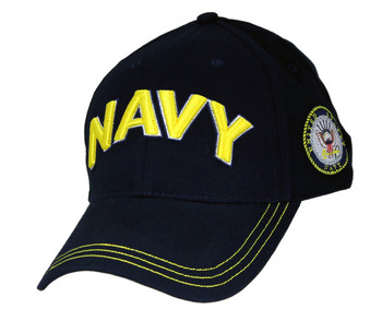 U.S. Navy Military Hat NAVY Letters & Seal U.S. Navy Military Hat NAVY Letters & Seal