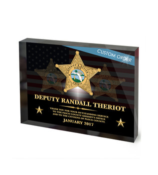 CUSTOM RECOGNITION ACRYLIC BLOCK (NRABP) - PERSONALIZED CUSTOM RECOGNITION ACRYLIC BLOCK (NRABP) - PERSONALIZED