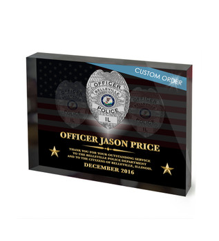 CUSTOM RECOGNITION ACRYLIC BLOCK (NRABP) - PERSONALIZED CUSTOM RECOGNITION ACRYLIC BLOCK (NRABP) - PERSONALIZED