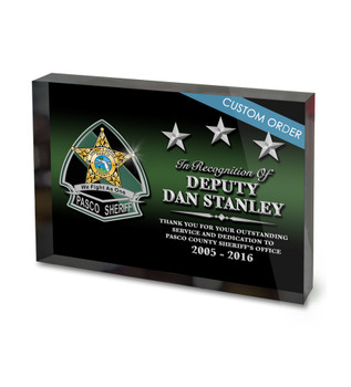 CUSTOM ACRYLIC BLOCK RECOGNITION AWARD (WPABGBK) - PERSONALIZED CUSTOM ACRYLIC BLOCK RECOGNITION AWARD (WPABGBK) - PERSONALIZED