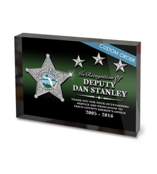 CUSTOM ACRYLIC BLOCK RECOGNITION AWARD (WPABGBP) - PERSONALIZED CUSTOM ACRYLIC BLOCK RECOGNITION AWARD (WPABGBP) - PERSONALIZED
