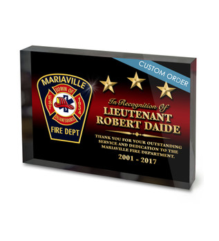 CUSTOM ACRYLIC BLOCK RECOGNITION AWARD (WPABGF) - PERSONALIZED CUSTOM ACRYLIC BLOCK RECOGNITION AWARD (WPABGF) - PERSONALIZED