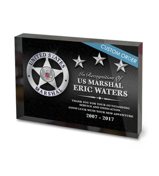 CUSTOM ACRYLIC BLOCK RECOGNITION AWARD (WPABGD) - PERSONALIZED CUSTOM ACRYLIC BLOCK RECOGNITION AWARD (WPABGD) - PERSONALIZED