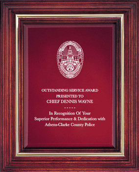 Cherry Award Plaque Cherry Award Plaque