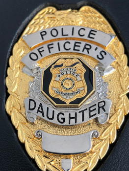 Eustis Family Badge Police Officer's Daughter. NO POLICE POWERS SOLD AS COLLECTIBLE ONLY! Eustis Family Badge Police Officer's Daughter. NO POLICE POWERS SOLD AS COLLECTIBLE ONLY!
