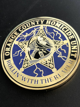 ORANGE CTY SHERIFF HOMICIDE UNIT CHALLENGE COIN RARE ORANGE CTY SHERIFF HOMICIDE UNIT CHALLENGE COIN RARE