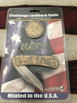 FREE Navy Coin minted to match Navy Lockback Knife
FREE Navy Coin minted to match Navy Lockback Knife