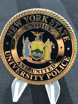 5OTH COIN SUNY CHIEFS CHALLENGE COIN RARE 5OTH COIN SUNY CHIEFS CHALLENGE COIN RARE
