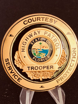 FLORIDA HIGHWAY PATROL BUREAU OF INVESTIGATIONS COIN RARE.. FLORIDA HIGHWAY PATROL BUREAU OF INVESTIGATIONS COIN RARE..