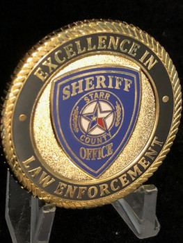 STARR CTY SHERIFF TX CHALLENGE COIN STARR CTY SHERIFF TX CHALLENGE COIN