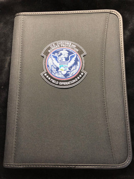 CUSTOMS BORDER PROTECTION PATCH PADFOLIO CUSTOMS BORDER PROTECTION PATCH PADFOLIO