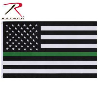 Thin Green Line Flag measures 3' x 5' and is made of a 100% non-shiny polyester material.
Shows Your Support Of Park Rangers, Game Wardens, And Conservation Personnel
Durable Double Stitched Non-Shiny Polyester
Two Strong Grommets For Hanging
Proceeds From These Purchase Benefit Families Of Fallen First Responders
US Flag Measures 3' X 5' In Size Thin Green Line Flag measures 3' x 5' and is made of a 100% non-shiny polyester material.
Shows Your Support Of Park Rangers, Game Wardens, And Conservation Personnel
Durable Double Stitched Non-Shiny Polyester
Two Strong Grommets For Hanging
Proceeds From These Purchase Benefit Families Of Fallen First Responders
US Flag Measures 3' X 5' In Size