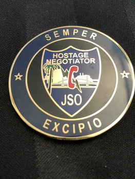 JACKSONVILLE HOSTAGE NEGOTIATOR COIN VERY RARE JACKSONVILLE HOSTAGE NEGOTIATOR COIN VERY RARE