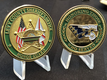 LEVY CTY SHERIFF FL HONOR GUARD COIN RARE LEVY CTY SHERIFF FL HONOR GUARD COIN RARE