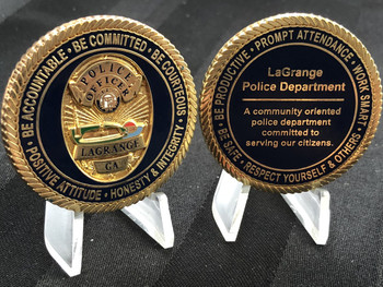 LAGRANGE GA POLICE CHALLENGE COIN LAGRANGE GA POLICE CHALLENGE COIN