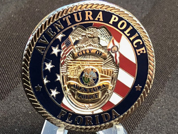 AVENTURA POLICE FL CITY OF EXCELLENCE COIN AVENTURA POLICE FL CITY OF EXCELLENCE COIN