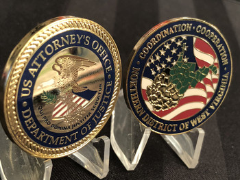 US ATTORNEY NORTH WEST VIRGINIA COIN US ATTORNEY NORTH WEST VIRGINIA COIN