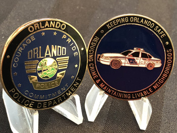 ORLANDO FL POLICE CHALLENGE COIN RARE
LARGE AGENCY, HIGH MORAL, GREAT COPS.
DRIVE AWAY IN THEIR CRUISER ! PATCH DESIG ON FLIP SIDE
1.50. FULL . COLOR DESIGN ORLANDO FL POLICE CHALLENGE COIN RARE
LARGE AGENCY, HIGH MORAL, GREAT COPS.
DRIVE AWAY IN THEIR CRUISER ! PATCH DESIG ON FLIP SIDE
1.50. FULL . COLOR DESIGN