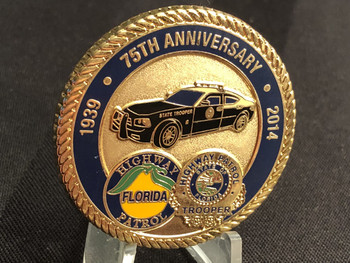 FLORIDA HIGHWAY PATROL 75TH SERGEANT CHALLENGE COIN RARE FLORIDA HIGHWAY PATROL 75TH SERGEANT CHALLENGE COIN RARE