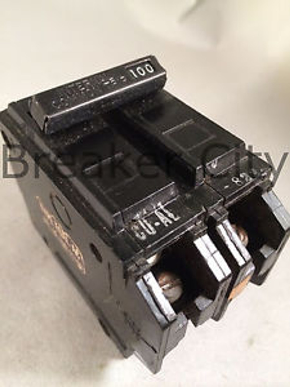 GE General Electric 100 Amp 2 Pole Type TQAL PlugIn Circuit Breaker
