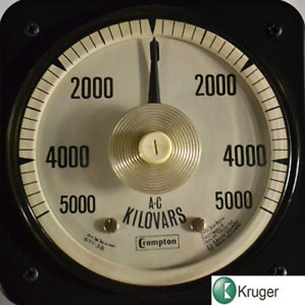 Crompton instruments Kilovars meter 0 to 5000 kilovars 07731LAQQ