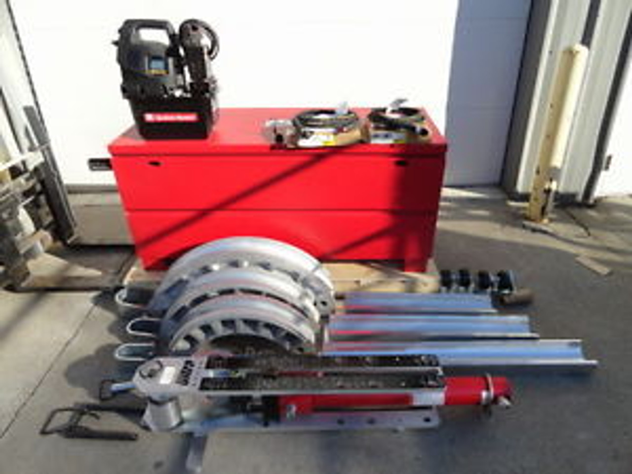 GB Gardner Enerpac B400DLP408S ultra eegor hydraulic conduit bender w