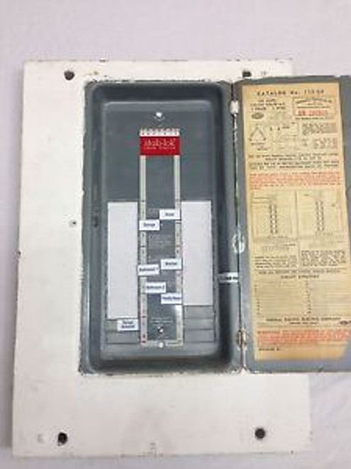 Federal Pacific L120-40 200 amp FPE Bus Bar Panel Interior ... federal pacific fuse box 
