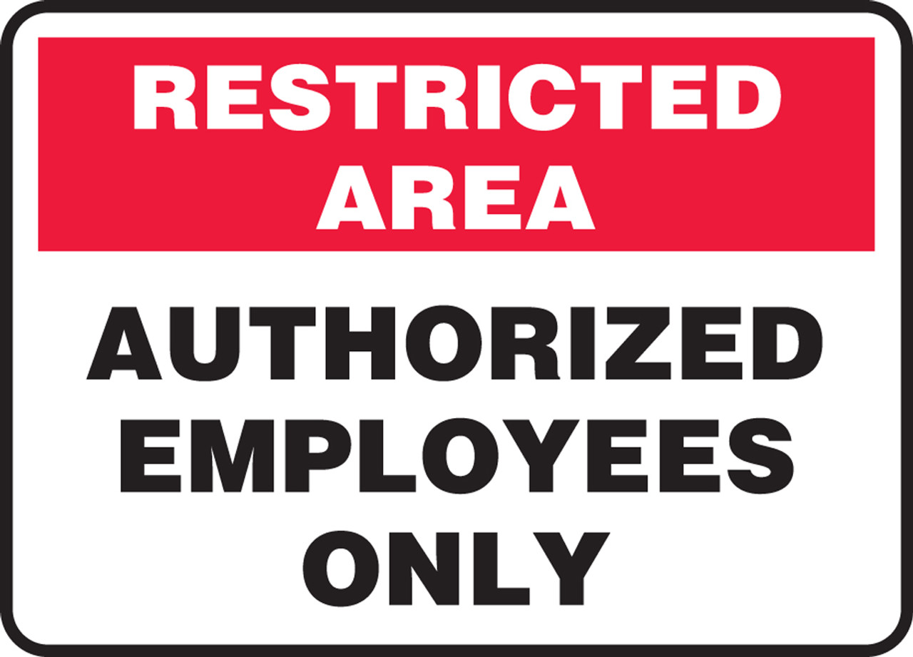 authorized employees only