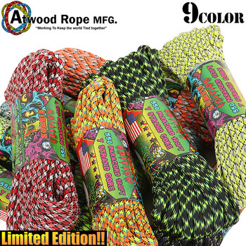 Atwood Rope Paracord | 550lb | 100ft | Zombie Edition Atwood Rope Paracord | 550lb | 100ft | Zombie Edition