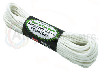 Atwood Rope Paracord | 550lb | 100ft | GLOW IN THE DARK Atwood Rope Paracord | 550lb | 100ft | GLOW IN THE DARK