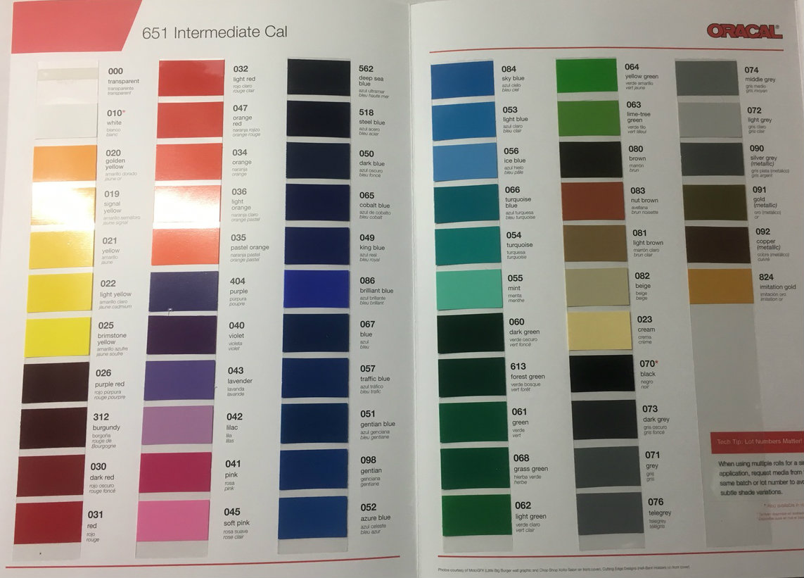 etsy oracal 651 color options