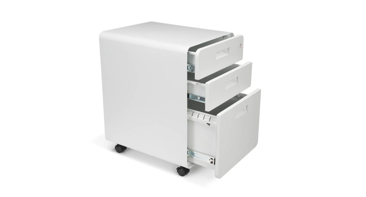 3 drawer file cabinet by uplift desk human solution secure drawer