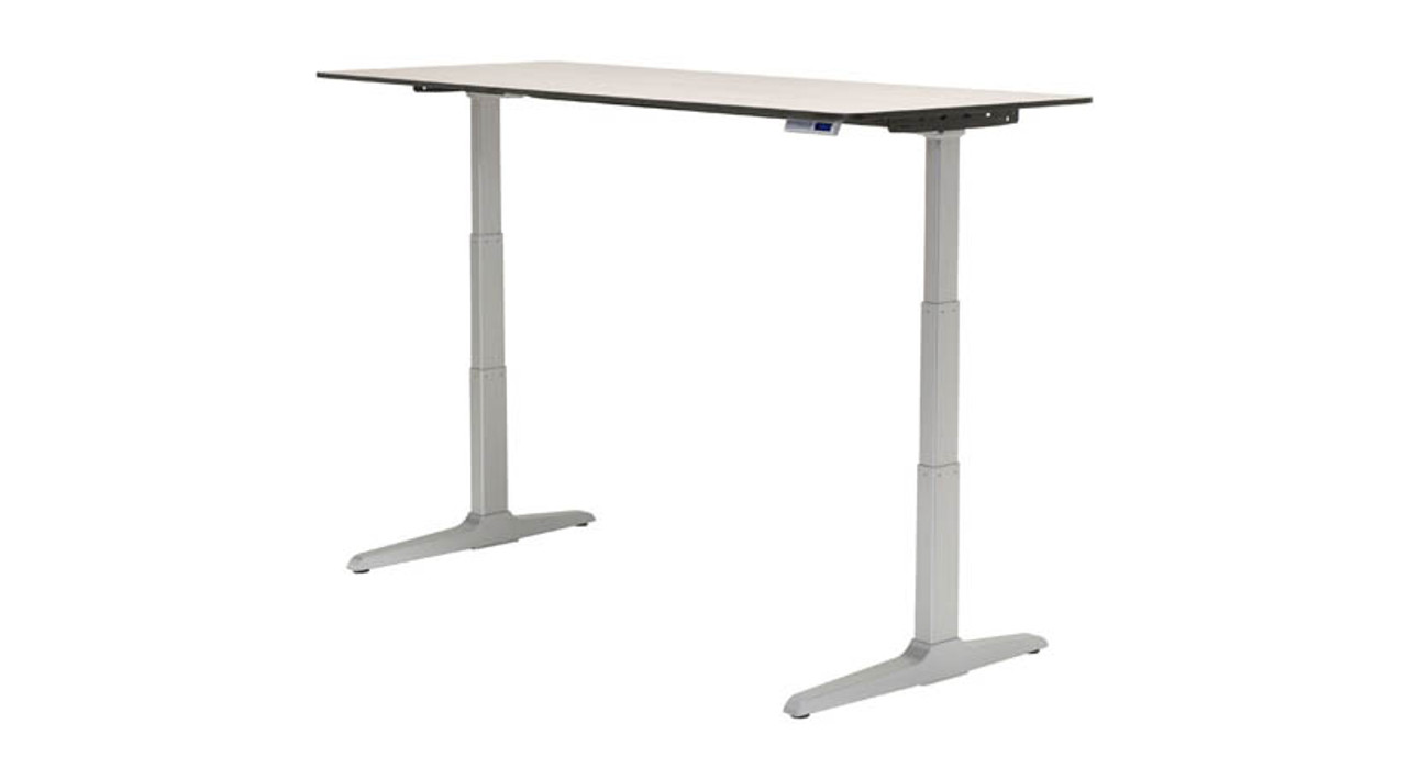 control switch located under front edge of worksurface features 3 programmable presets - Adjustable Height Computer Desk control switch located under front edge of worksurface features 3 programmable presets - Adjustable Height Computer Desk