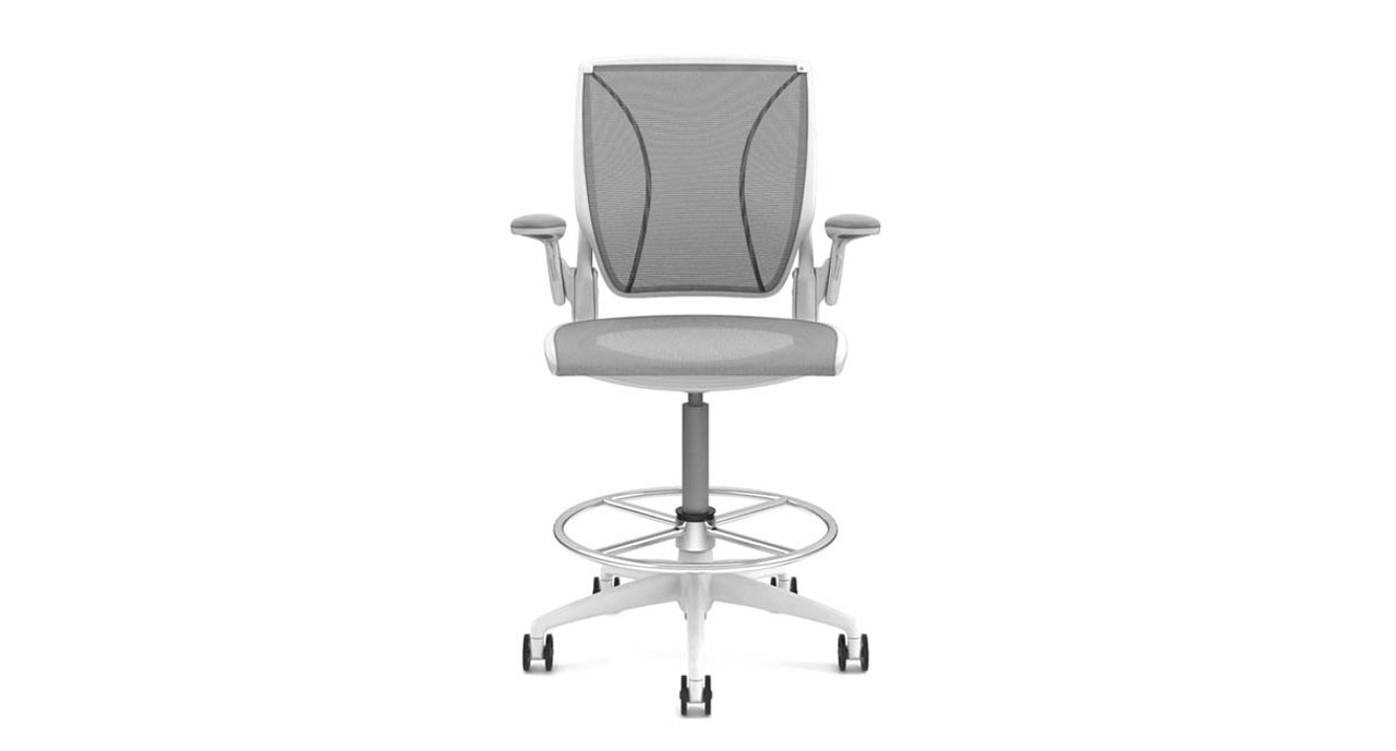 Humanscale Diffrient World Drafting Chairs Available In An Assortment Of Fabric Or Mesh Seat Options