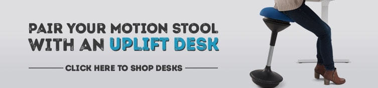 Uplift Desk - Motion Stool (Blue)