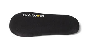 Goldtouch gel filled palm support in black