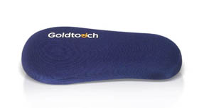 Goldtouch gel filled palm support in blue