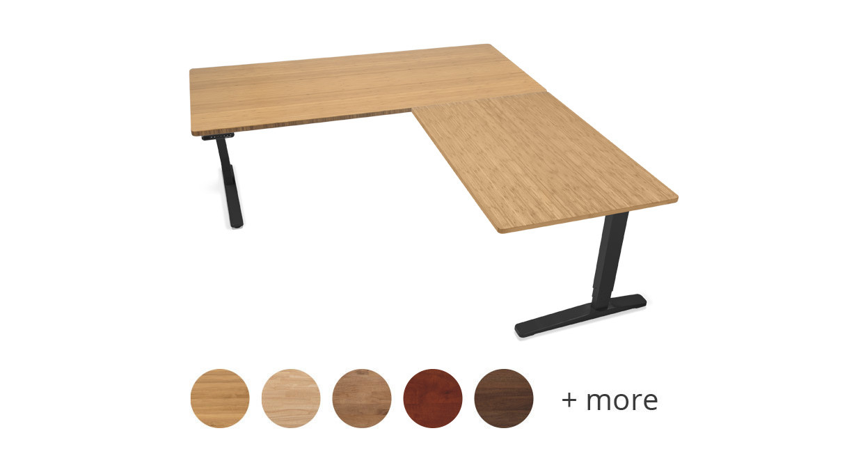 Uplift Height Adjule Standing Desk With L Shaped Top
