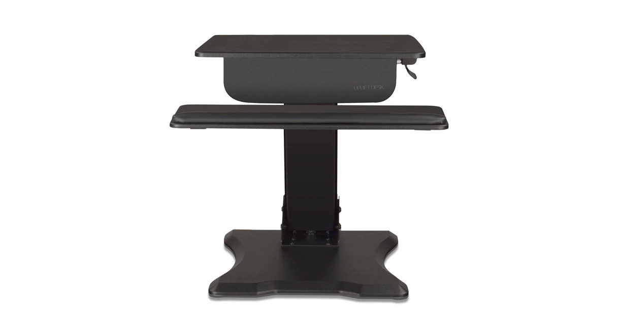 the uplift adapt height adjustable standing desk converter is the answer to all your workstation woes - Height Adjustable Standing Desk the uplift adapt height adjustable standing desk converter is the answer to all your workstation woes - Height Adjustable Standing Desk