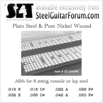 SIT® A6th or C6th, pure nickel wound SIT® A6th or C6th, pure nickel wound