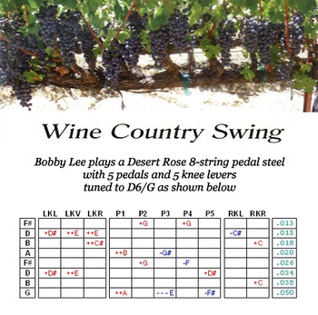 Bobby Lee CD Wine Country Swing Bobby Lee CD Wine Country Swing