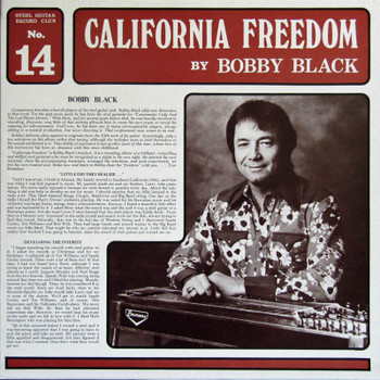 Bobby Black LP California Freedom Bobby Black LP California Freedom