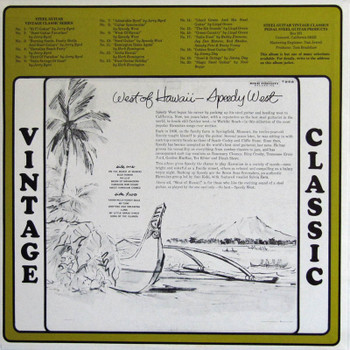 Speedy West LP West of Hawaii Speedy West LP West of Hawaii
